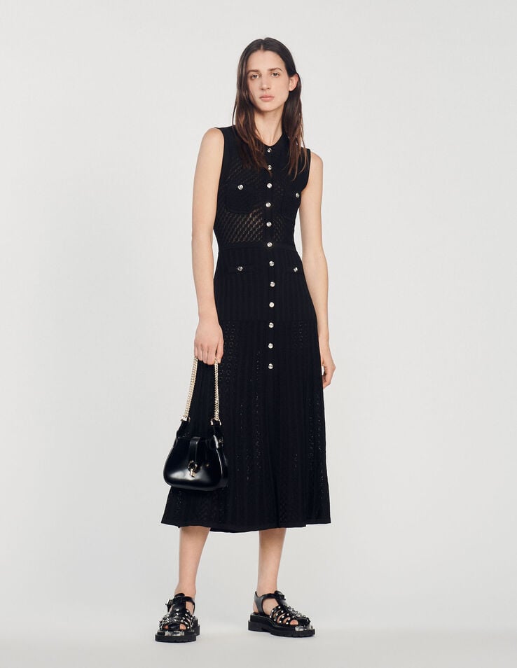 Zaidi Rachida Long knitted dress