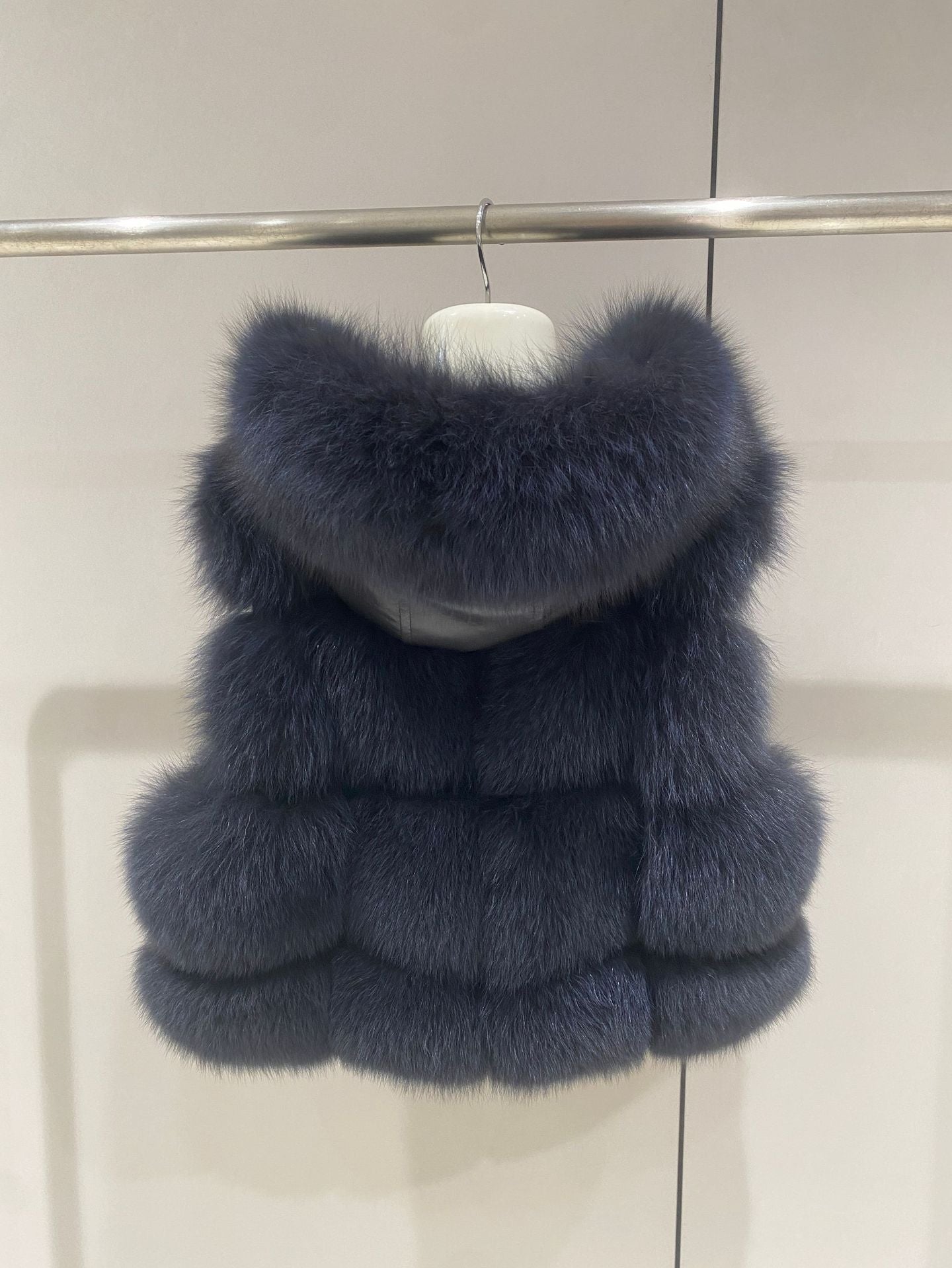 Fur bread cubes jacket