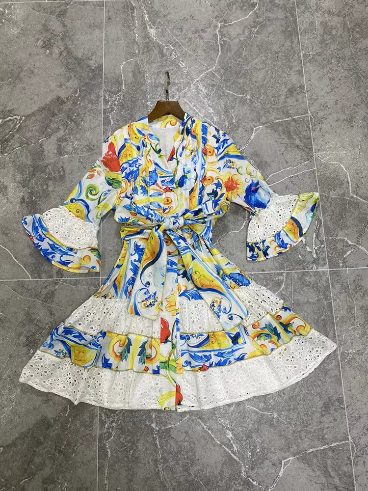 French Resort Spring Dress