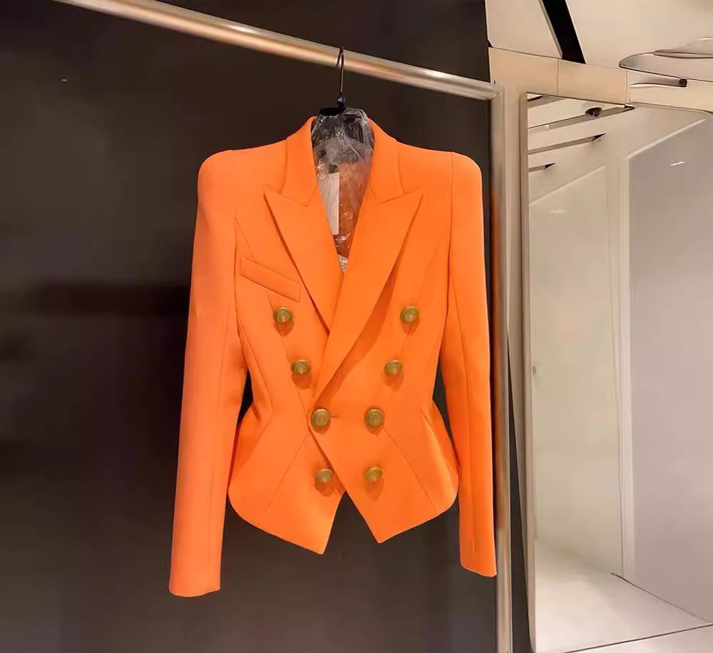 Orange Literary blazer