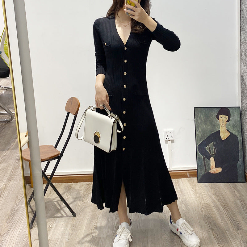 Knitted long skirts