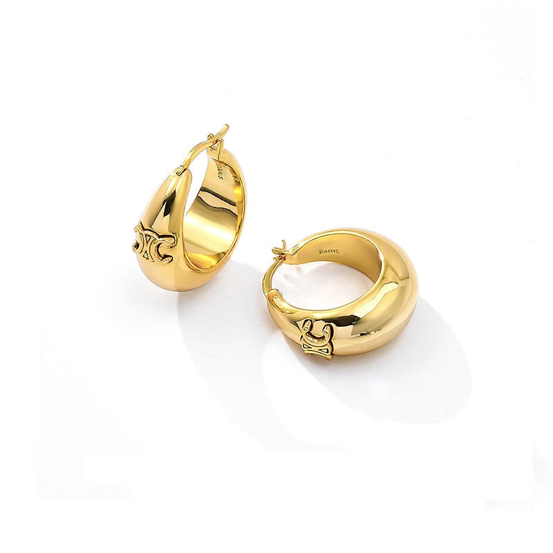 Celin Arch New Enamel Glaze Earrings