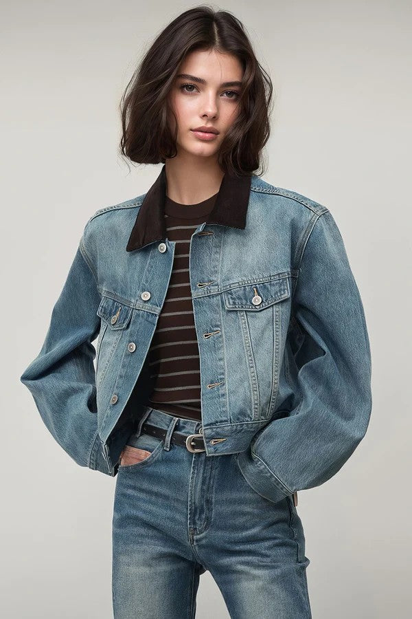 Vintage Short Denim Jacket