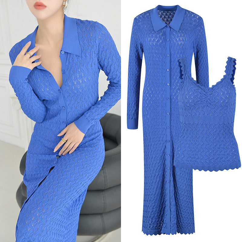 Long Skirt French Temperament Two-Piece Set
