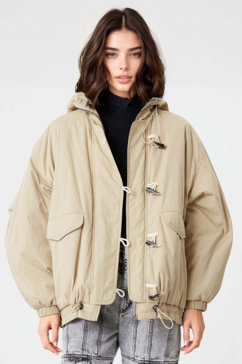 Rain-Repellent Hooded Jacket