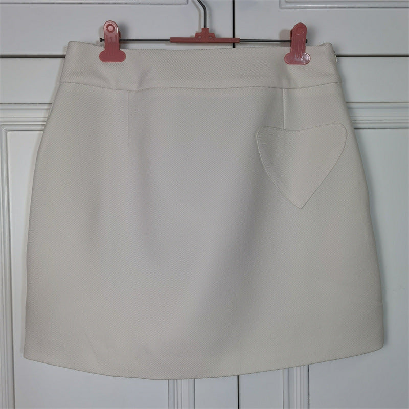 Golden fur collar dress