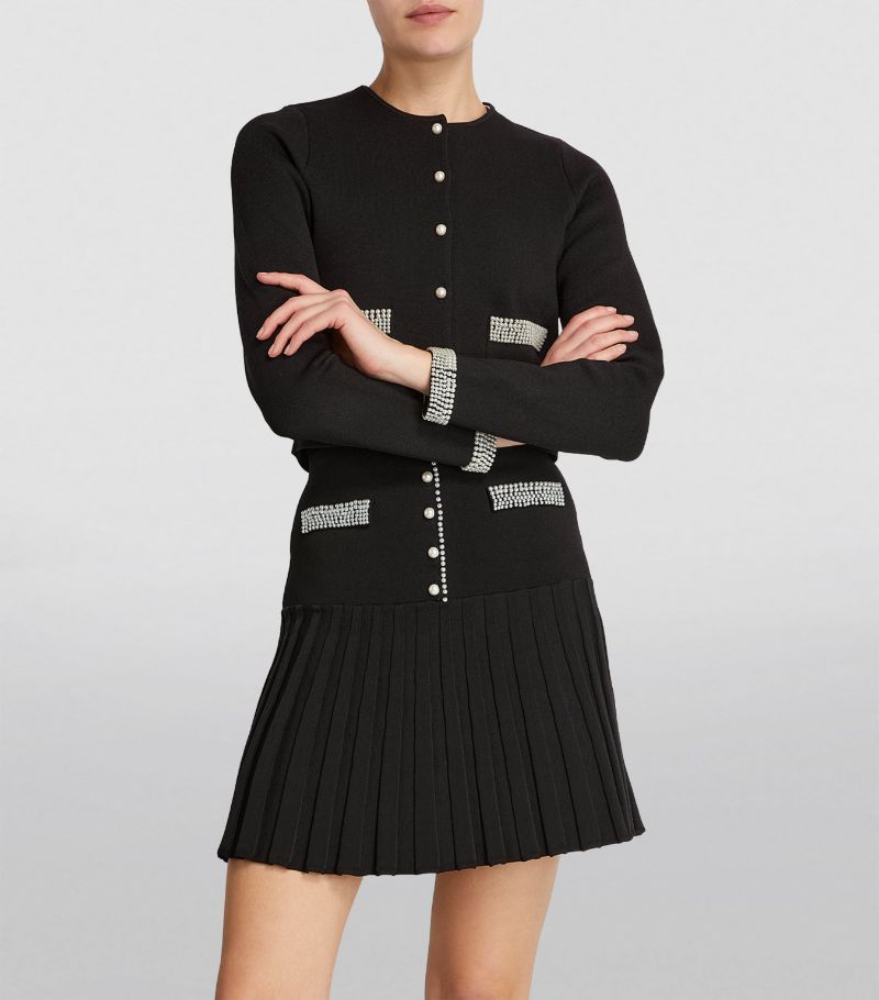 SANDRO Bead-Trim Cardigan