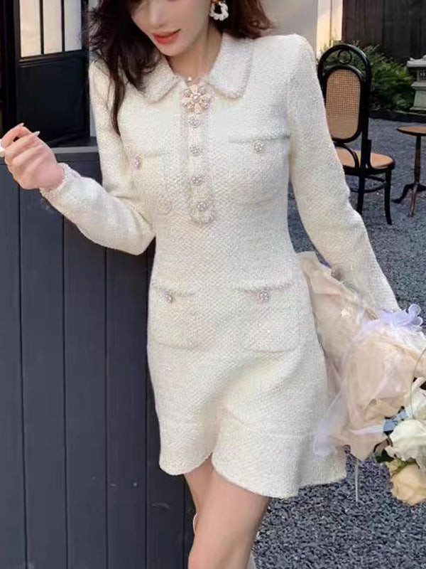 French style knitted dress