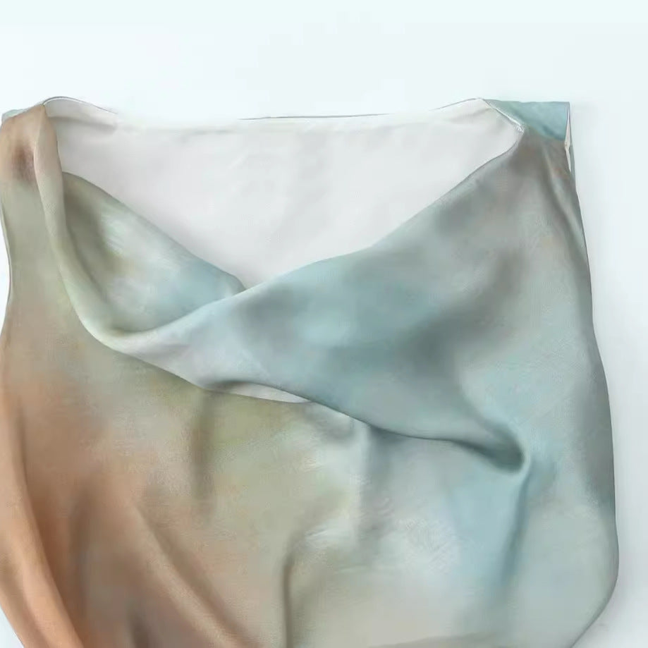 Zar Tie-Dye Printed Slit Dress