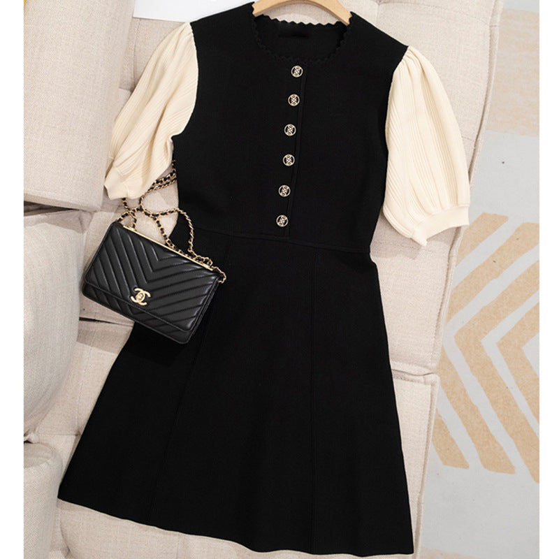 Knit Dress Slim Short