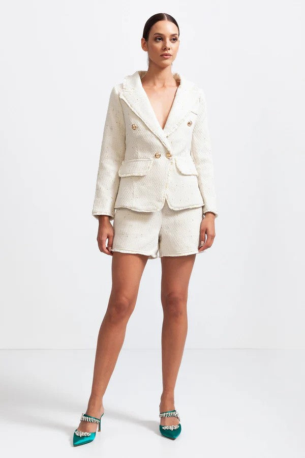 ELYSIA Elegant Tweed Co-Ord Set