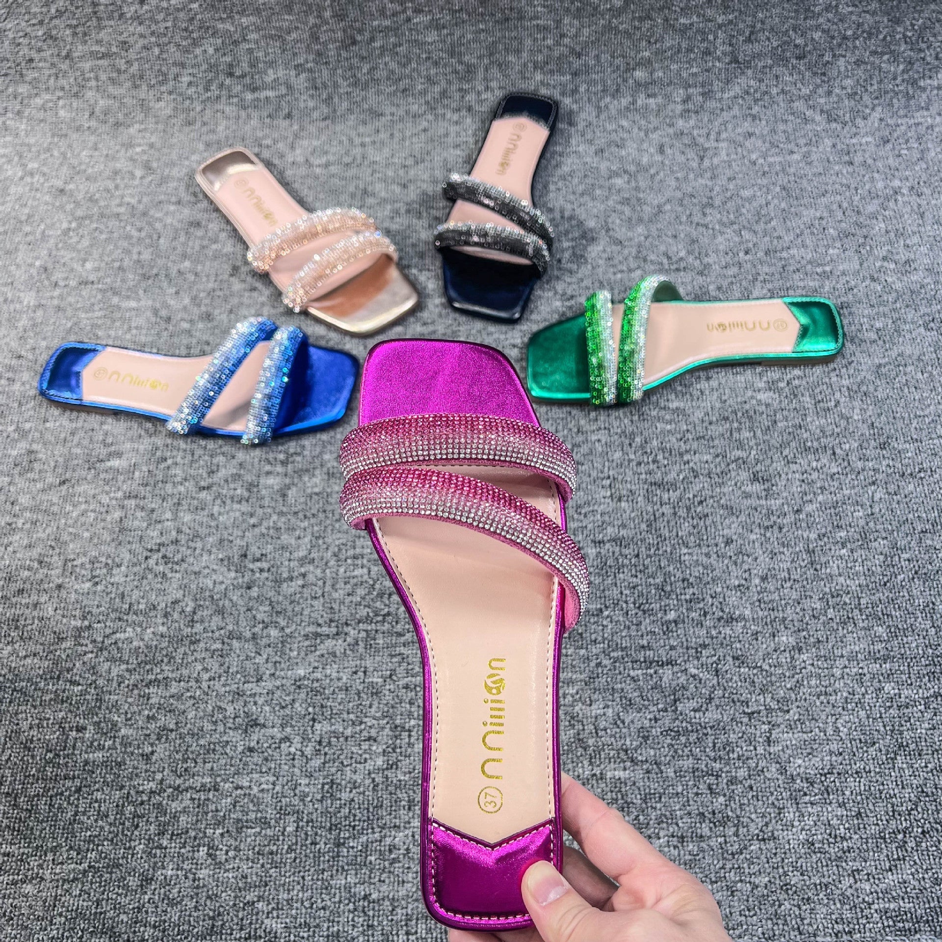 Sandals flat women girl ladies slippers shoes fashion summer
