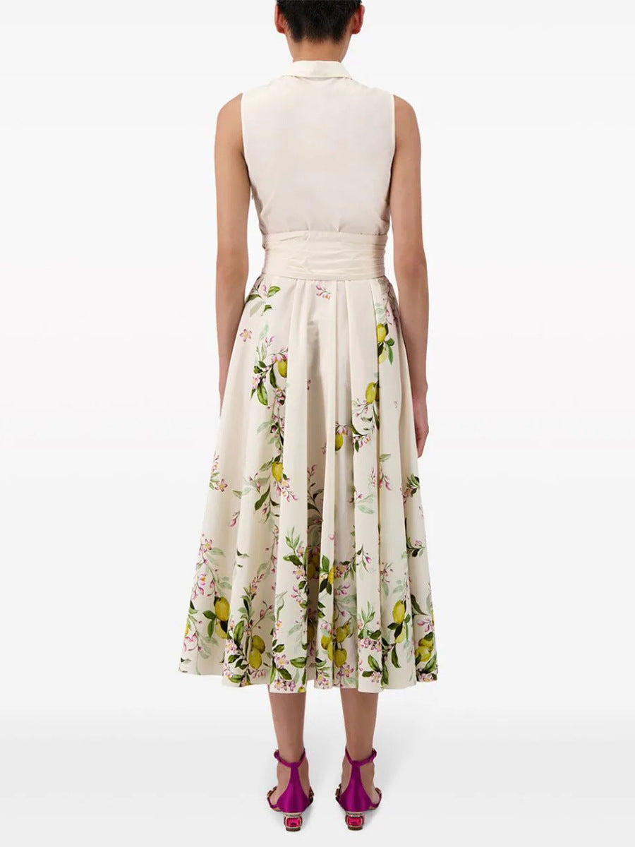 Retro sleeveless women dress