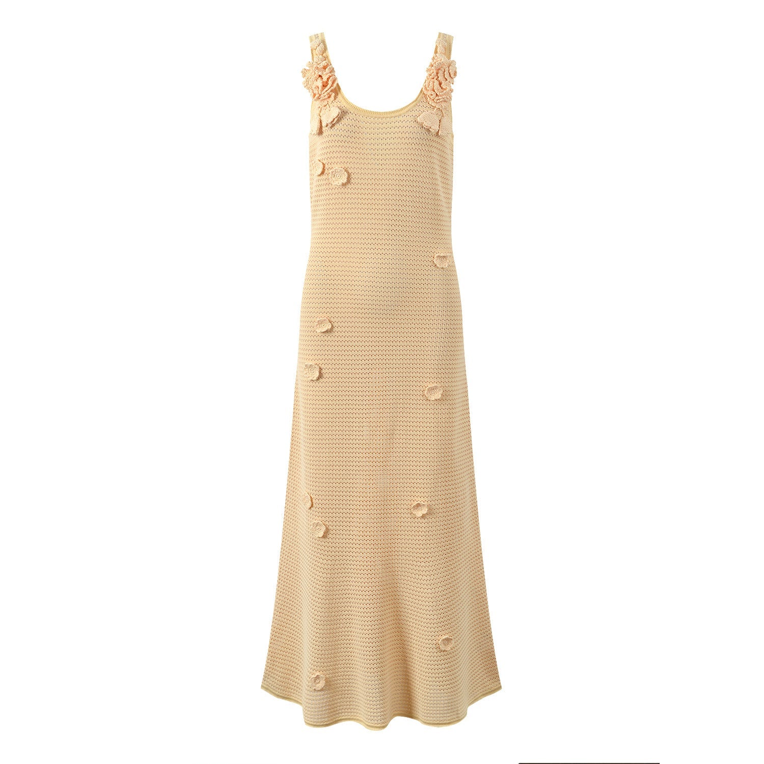 Cover-Up Dress With Seashell Crochet Trim