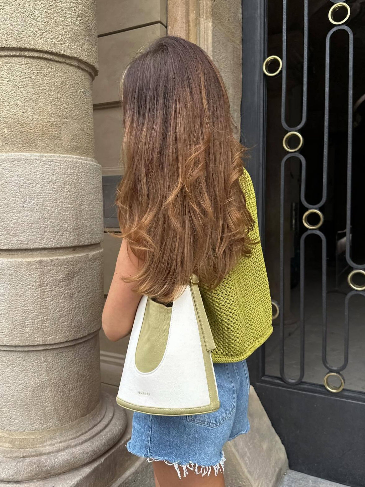 crochet cut-out vest