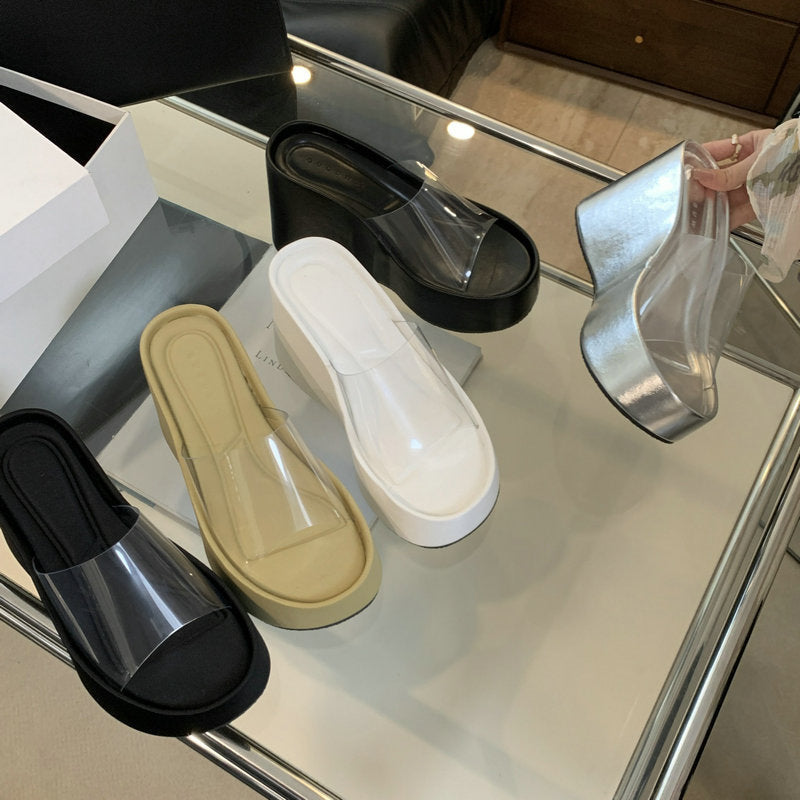 Open toe casual beach shoes