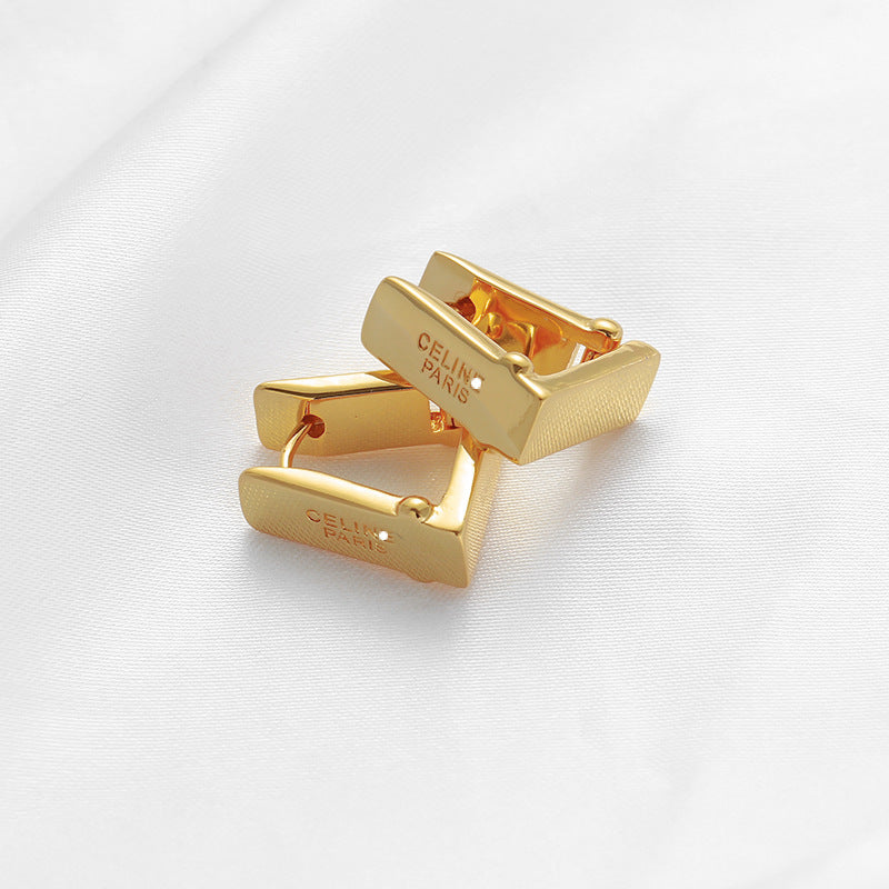 CELINE letter earrings