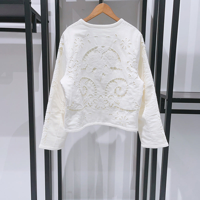 Neck Tie Cotton and Linen Blazer