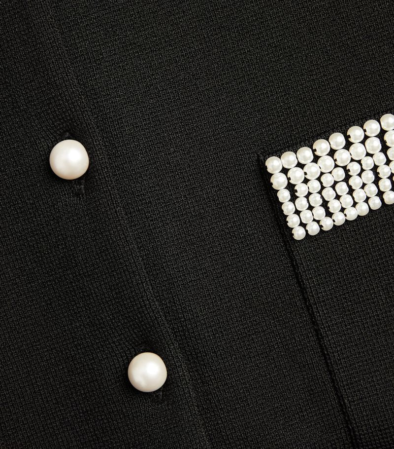 SANDRO Bead-Trim Cardigan