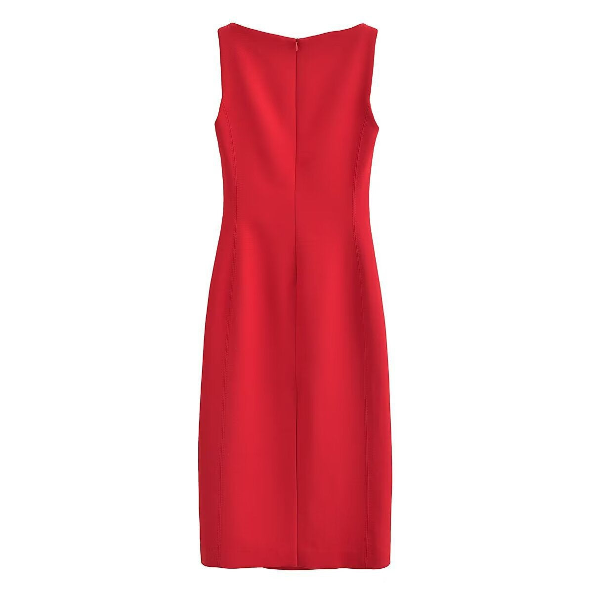 Sleeveless Split Thread-embellished maxi dress