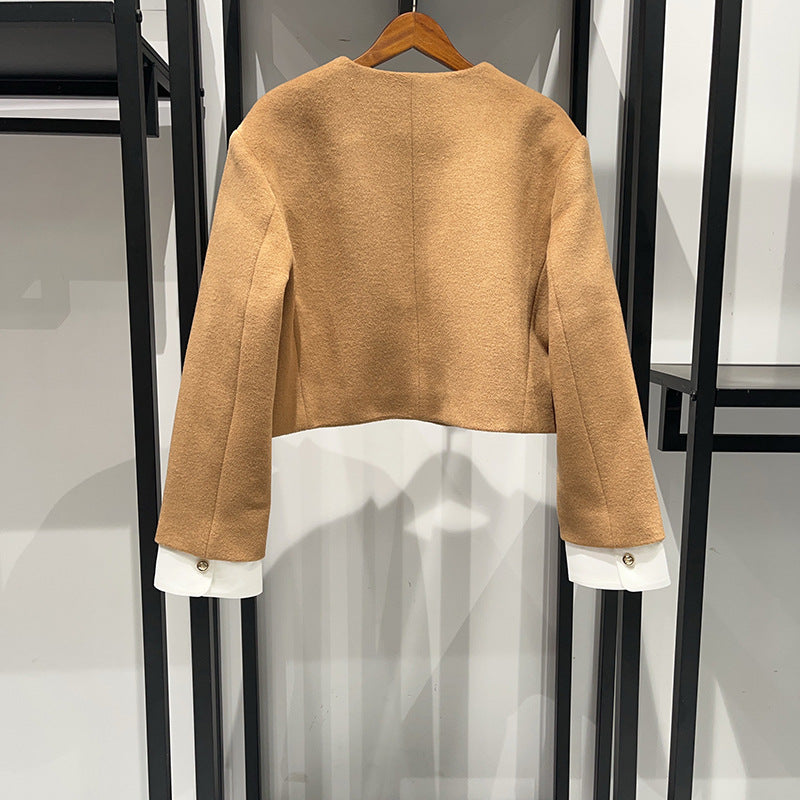 Metal Buckle Stitched Cuffs, OL Blazer