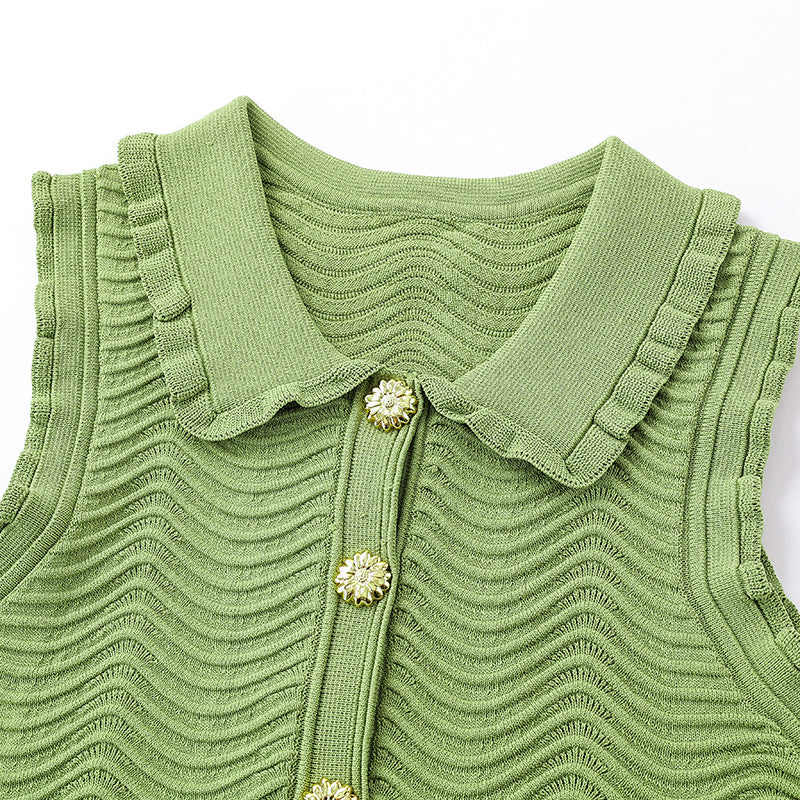 Silk knitted suit