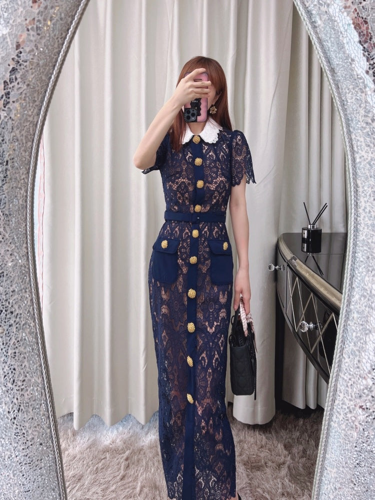 high waist slim temperament pencil long skirt