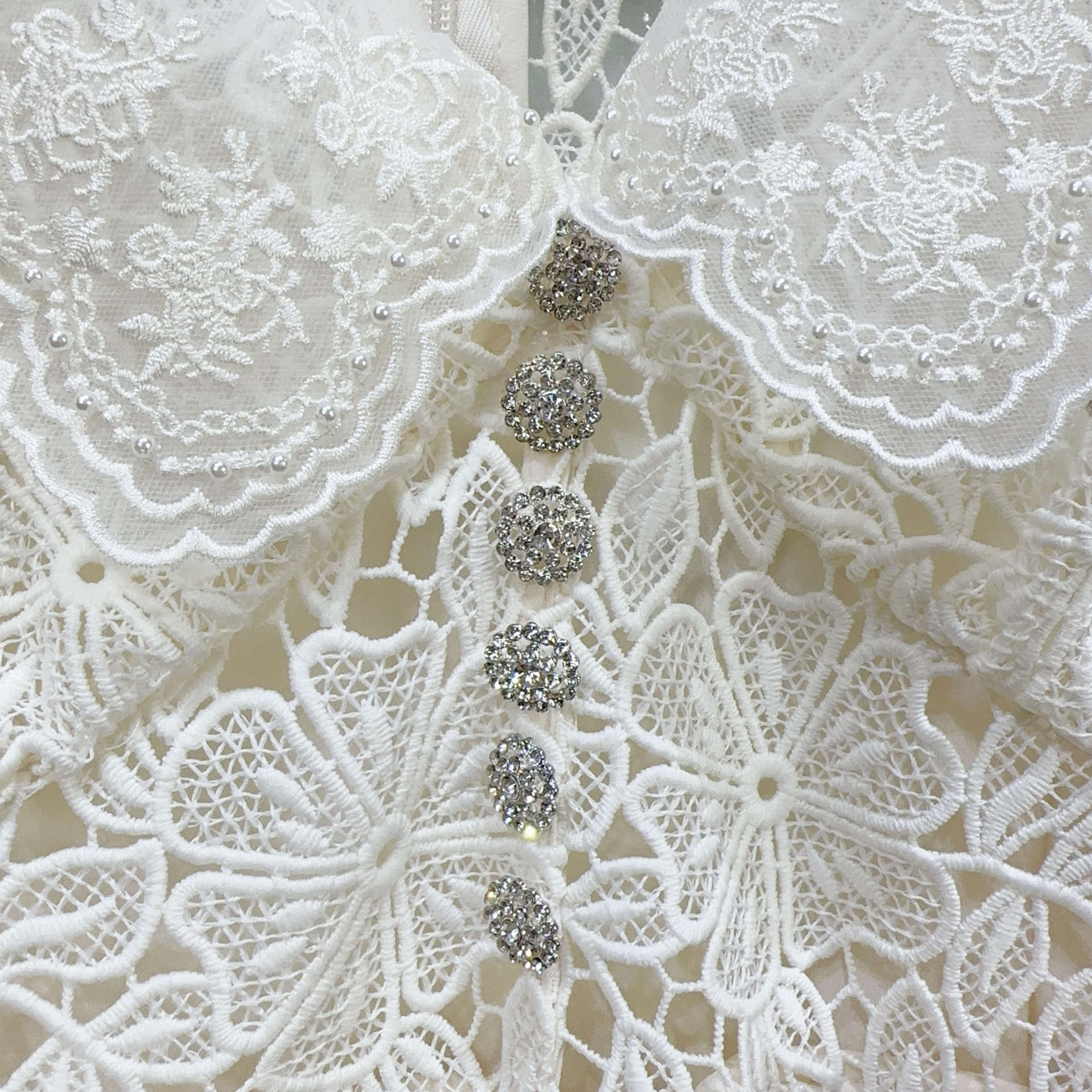 Crochet lace lace dress