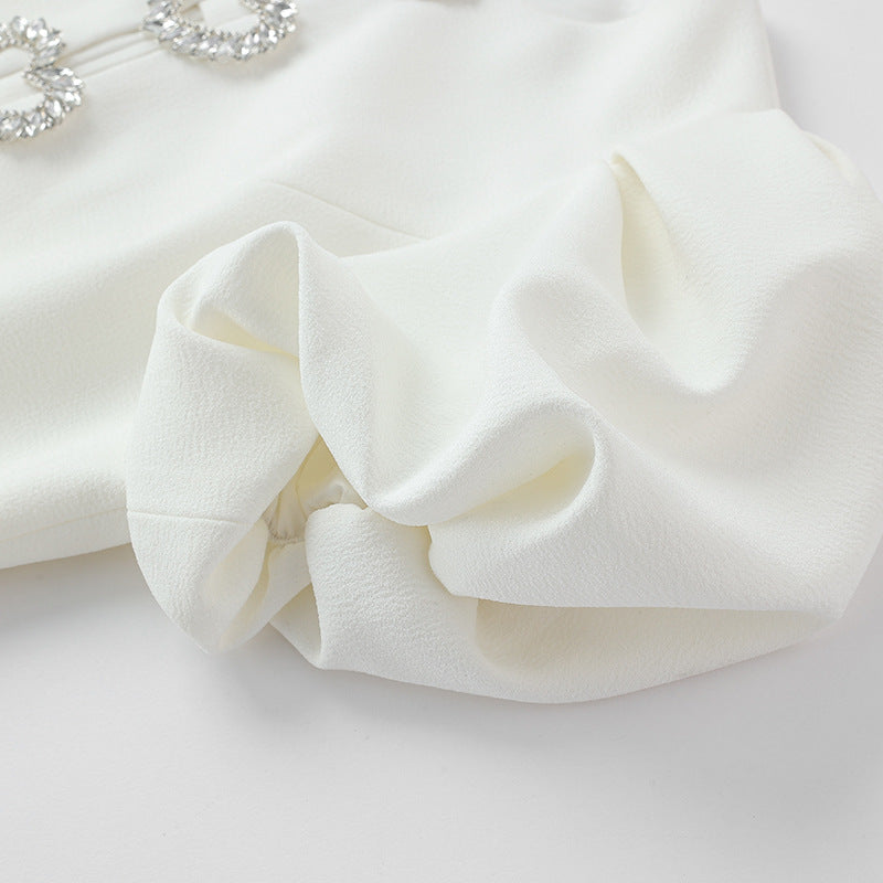 French beaded women's dress