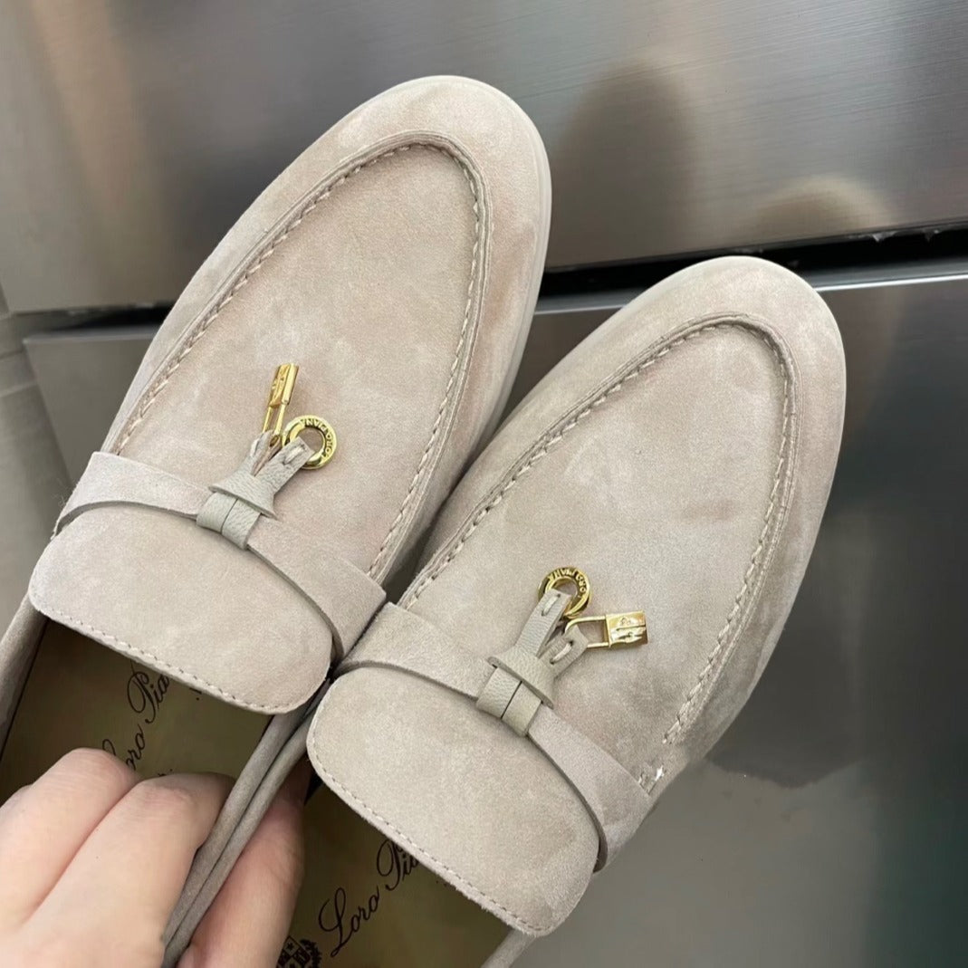 Leather casual women shoes