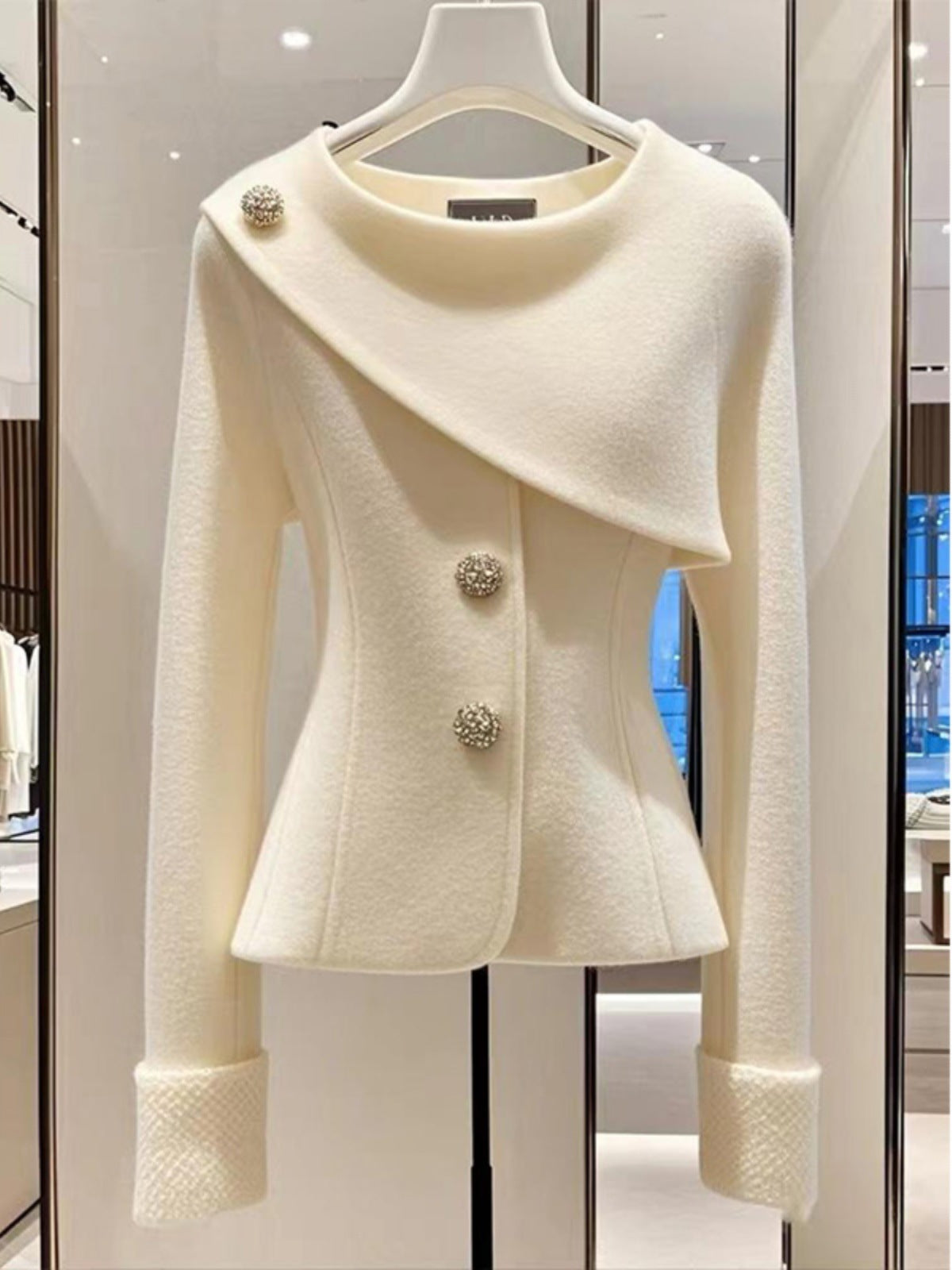 Polo Collar Blazer