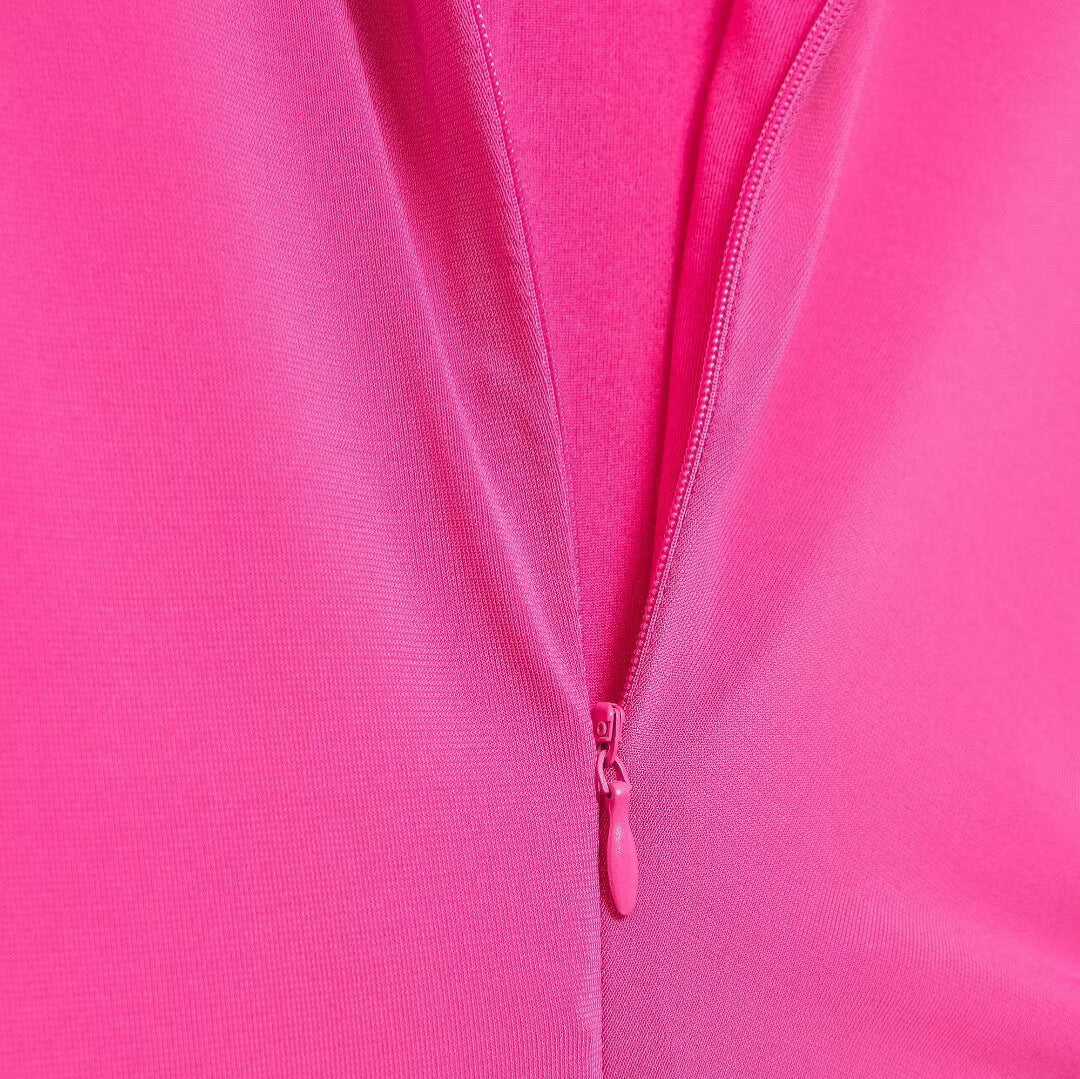 Zar Slim Pleated Embellished Maxi Dress