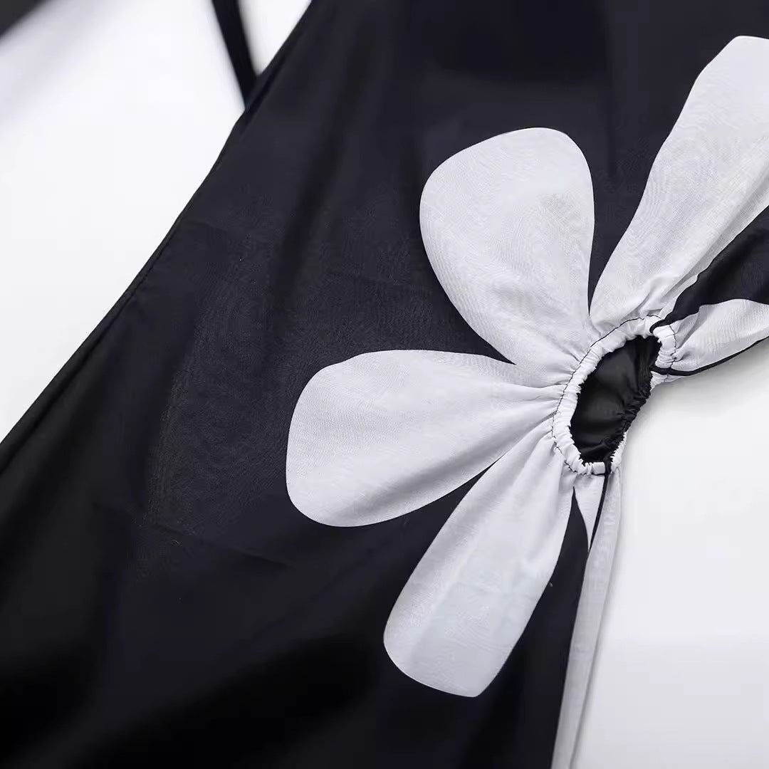 Classic style flower dress