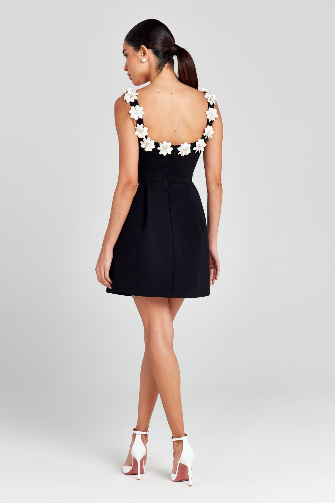 Flower dress Black