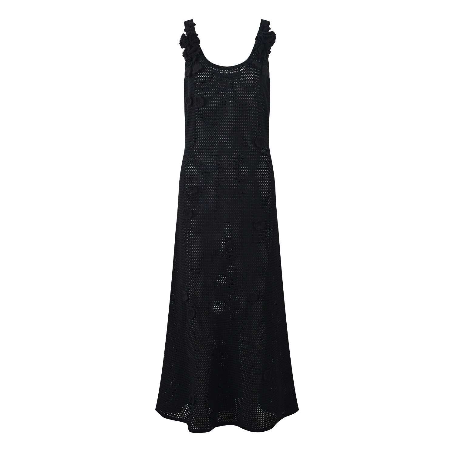 Cover-Up Dress With Seashell Crochet Trim