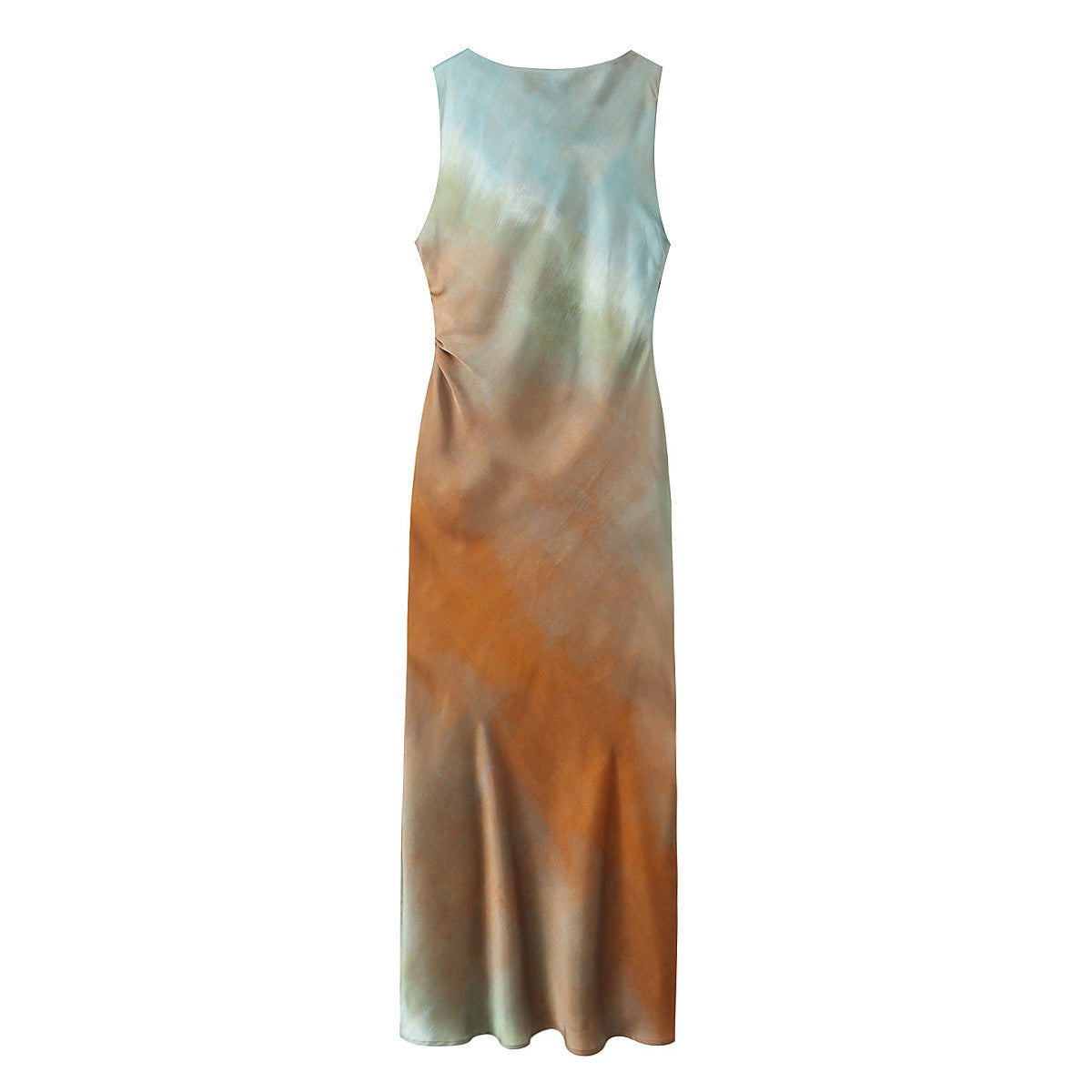 Zar Tie-Dye Printed Slit Dress