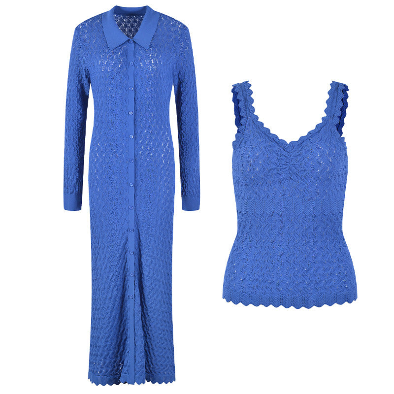 Long Skirt French Temperament Two-Piece Set