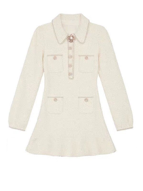 French style knitted dress