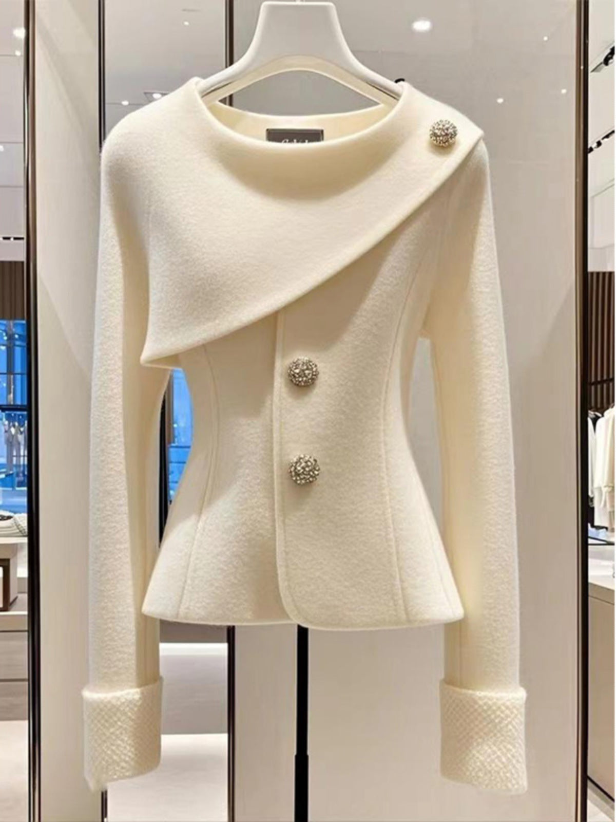 Polo Collar Blazer