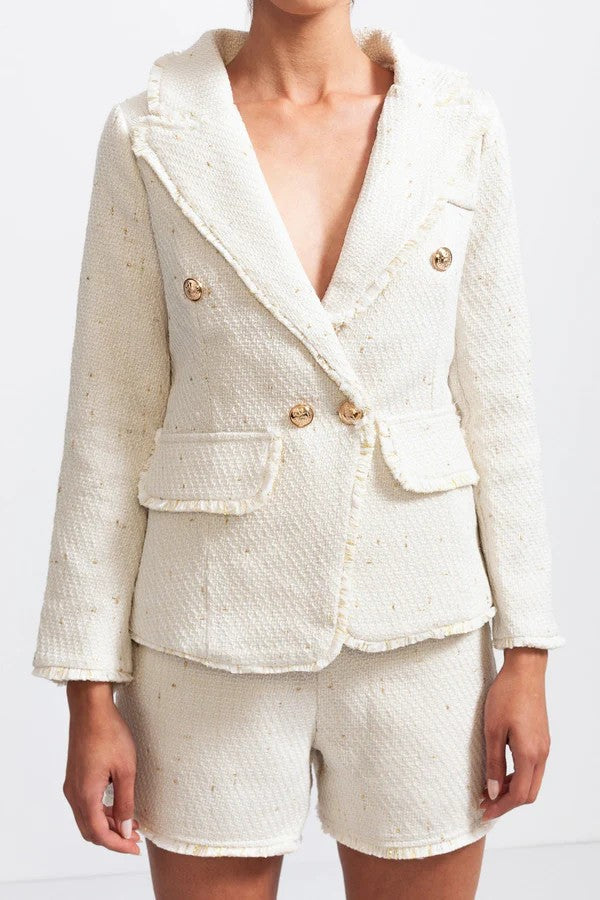 ELYSIA Elegant Tweed Co-Ord Set