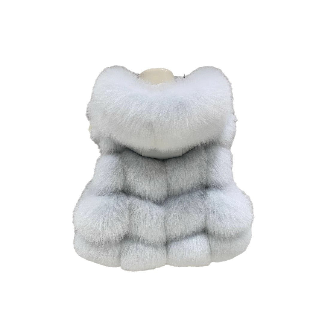 Fur bread cubes jacket