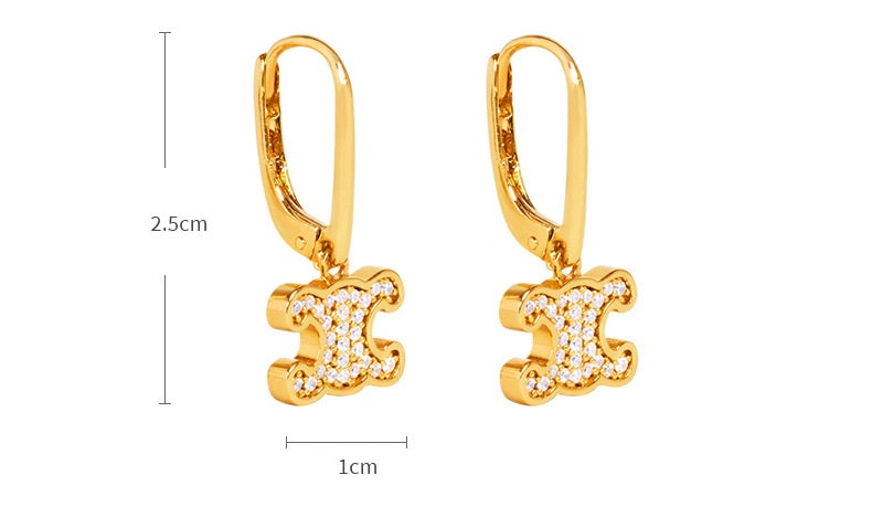 CELINE triumphal Arch Earrings