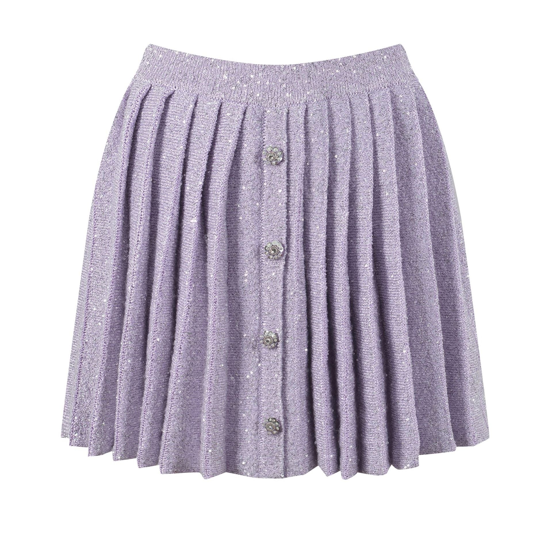 Long Sleeves Pleated Skirts