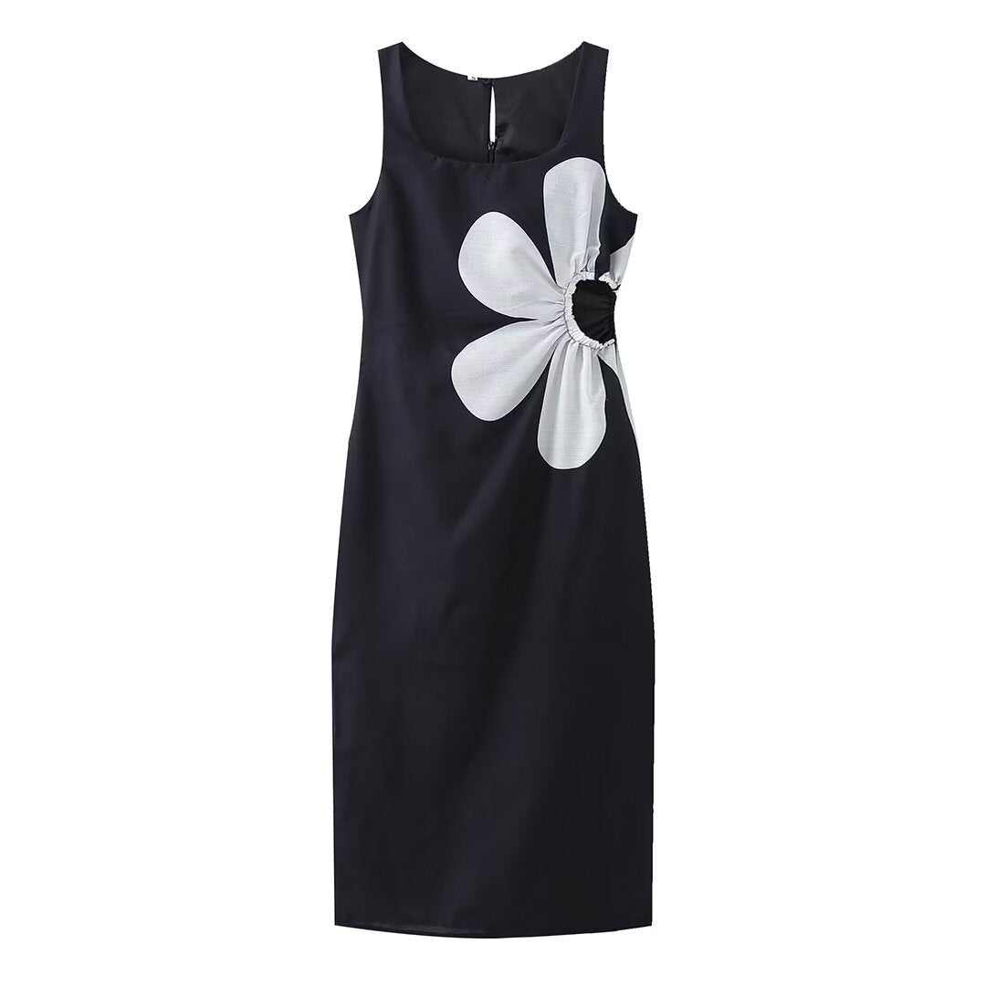 Classic style flower dress