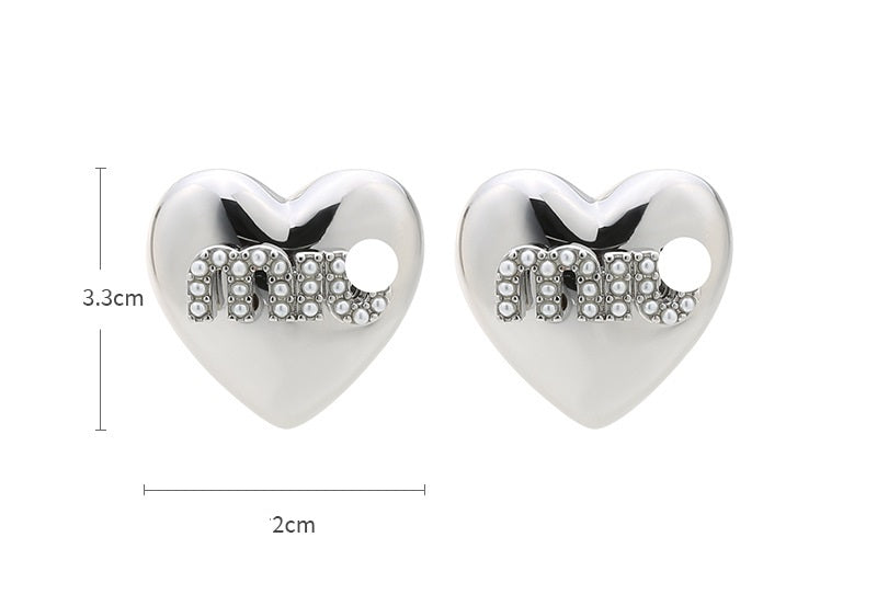 Miu silver needle studs