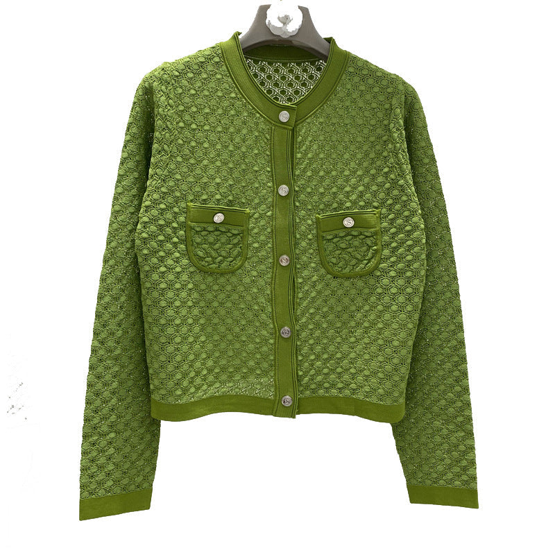 Hollow ice silk jacket