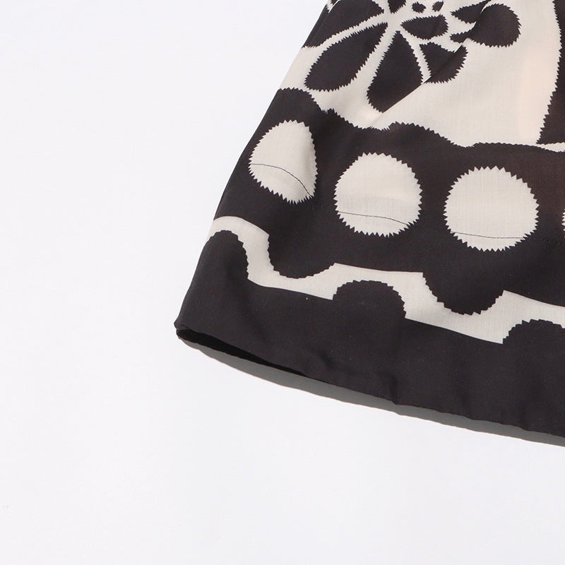 Tie waist polka dot print midi dress