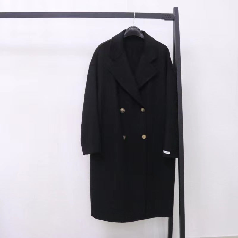 Double-sided tweed mid-length new slimming Jacket
