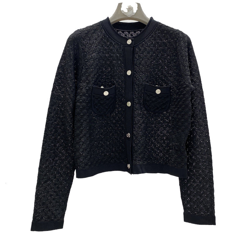 Hollow ice silk jacket