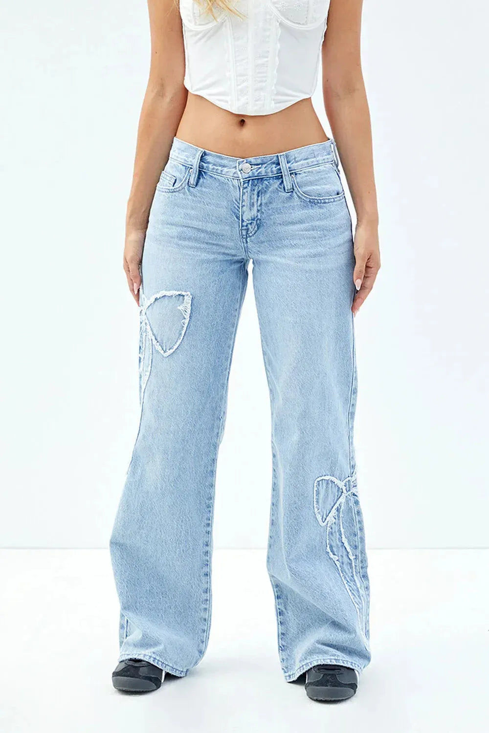 Lily | Bow Tie Jeans